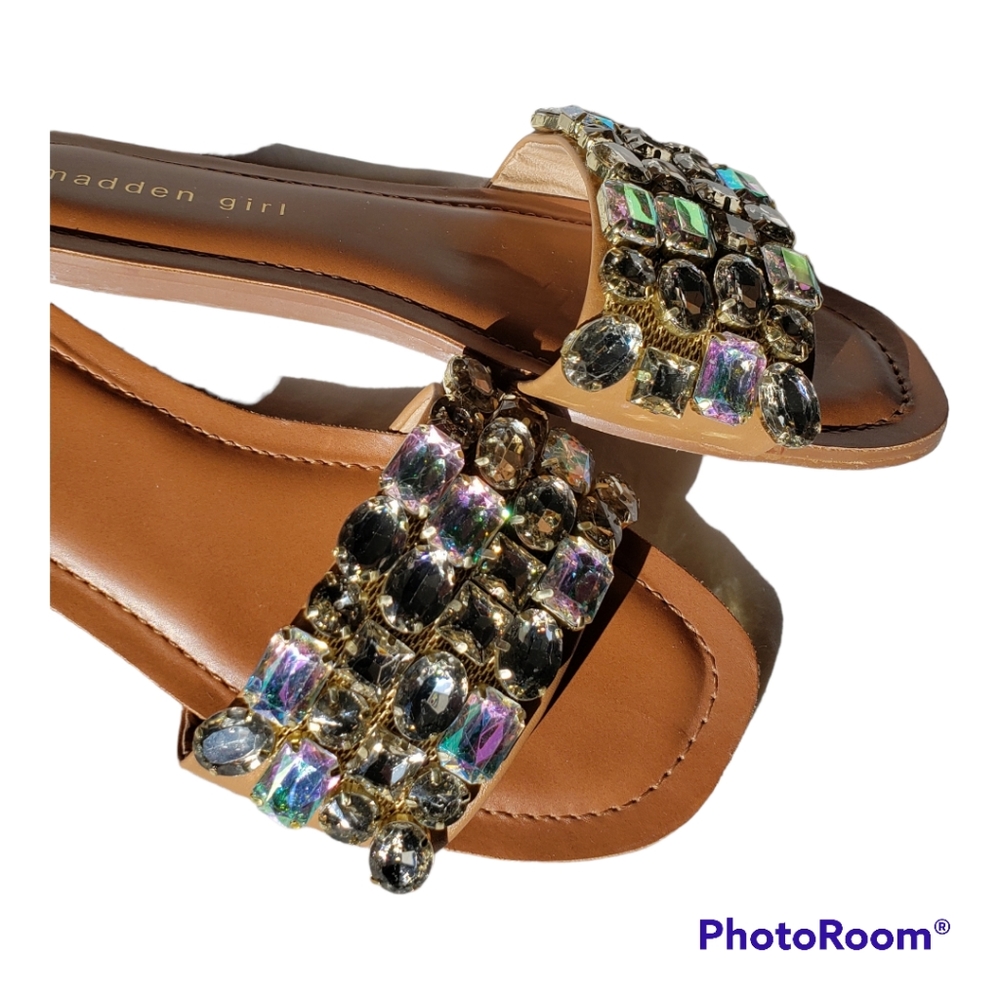 Madden Girl Bezzled Slide Sandals